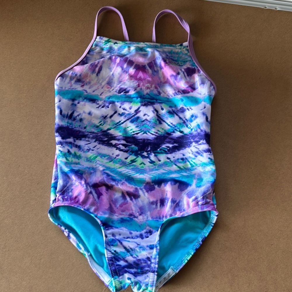 Speedo Girls XS One-Piece Swimsuit